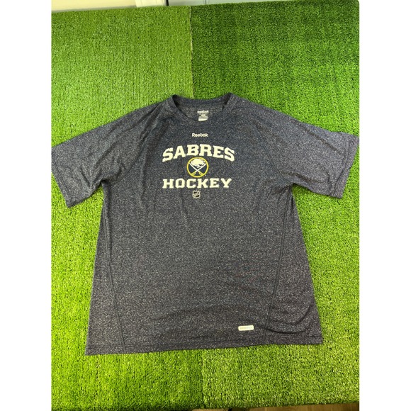 Reebok Other - Reebok Buffalo Sabres Hockey T-Shirt Men's Short Sleeve Heather Blue Size Large